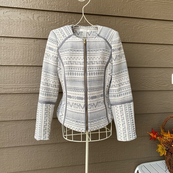 H&M Princess Neckline Tailored Jacket Blazer, women’s - Picture 15 of 15